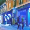 Blues bleu Paris 